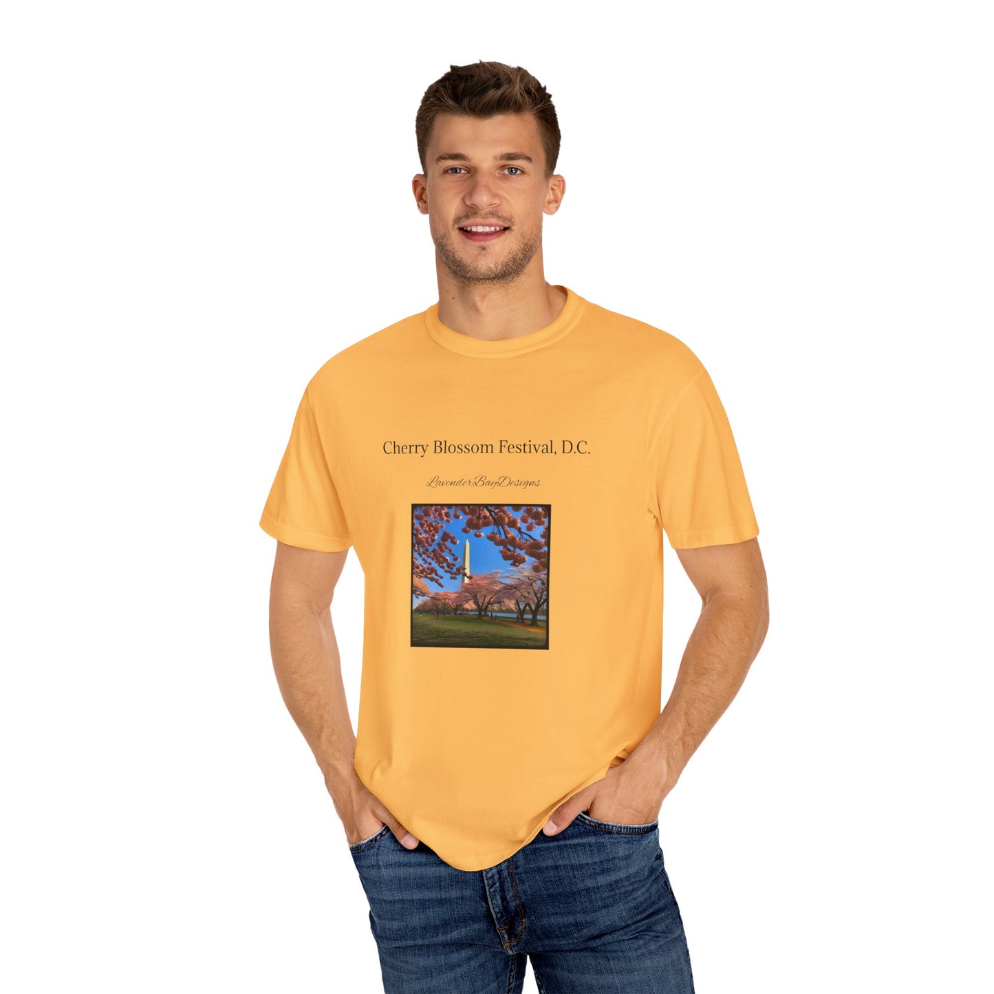 Cherry Blossom Festival Unisex Garment-Dyed T-shirt