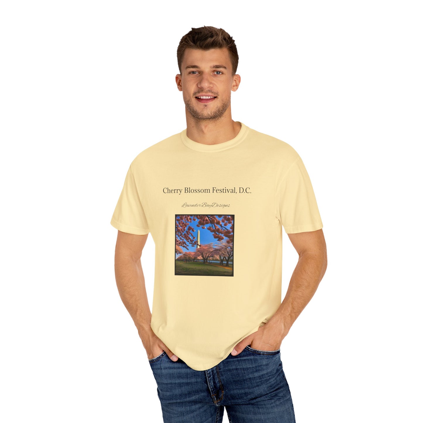 Cherry Blossom Festival Unisex Garment-Dyed T-shirt