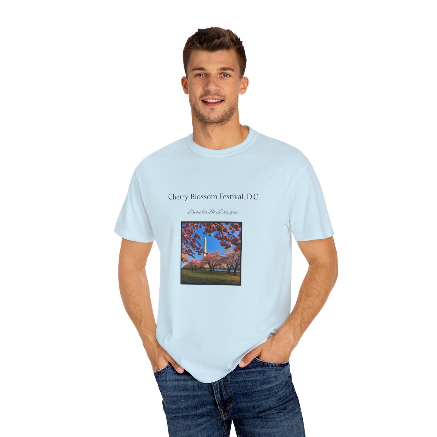 Cherry Blossom Festival Unisex Garment-Dyed T-shirt