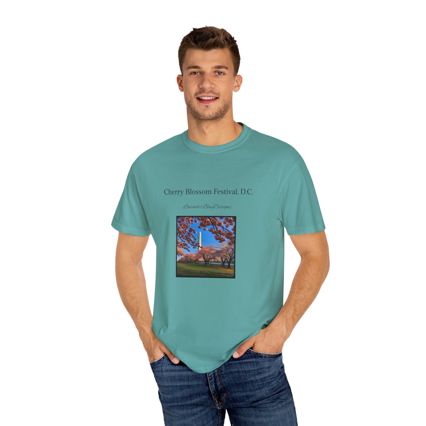 Cherry Blossom Festival Unisex Garment-Dyed T-shirt