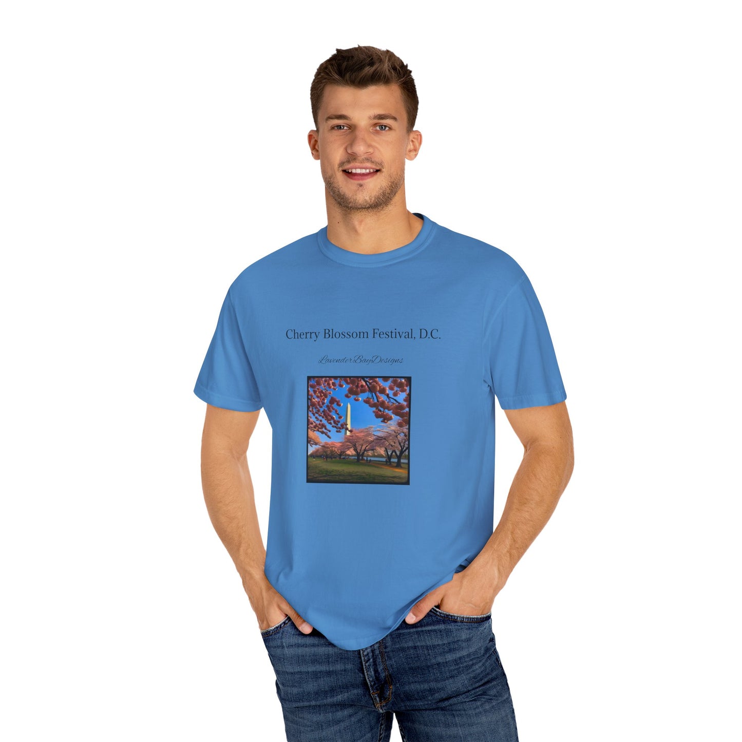 Cherry Blossom Festival Unisex Garment-Dyed T-shirt