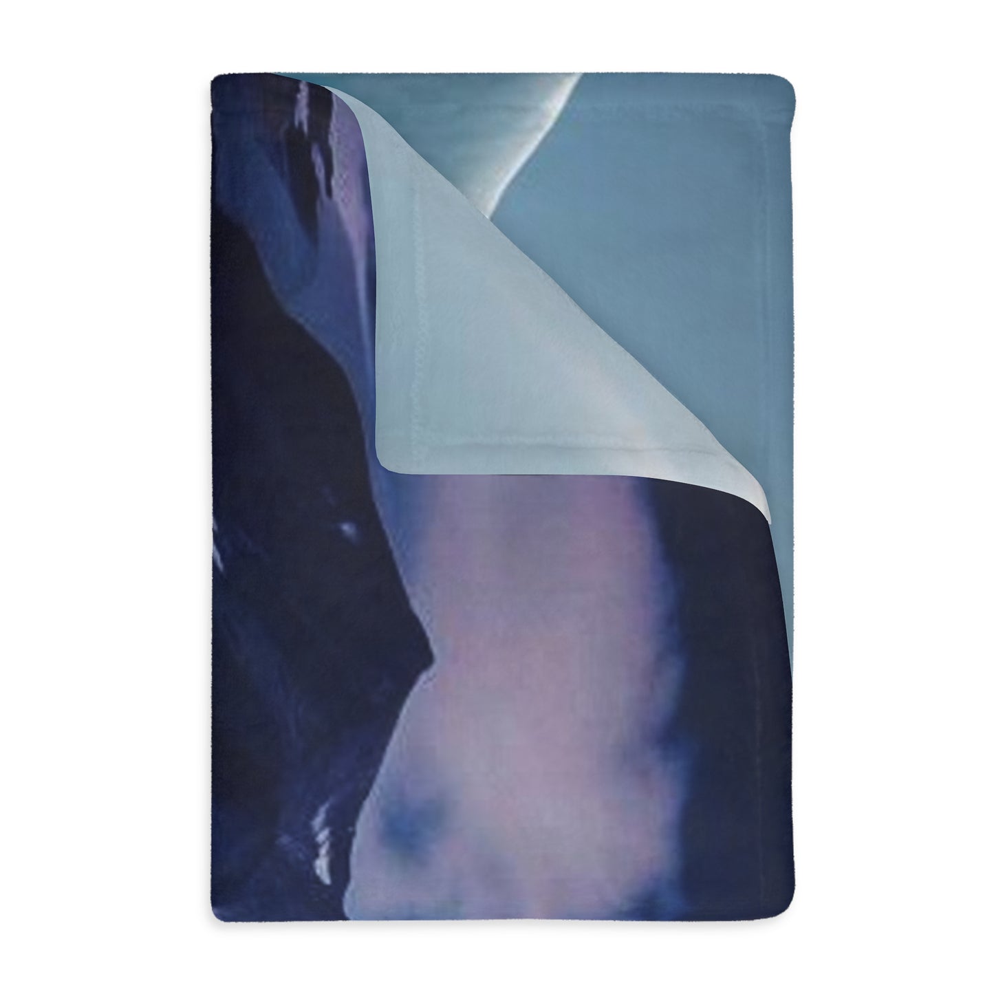 Velveteen Blues Microfiber Blanket (Two-sided print)