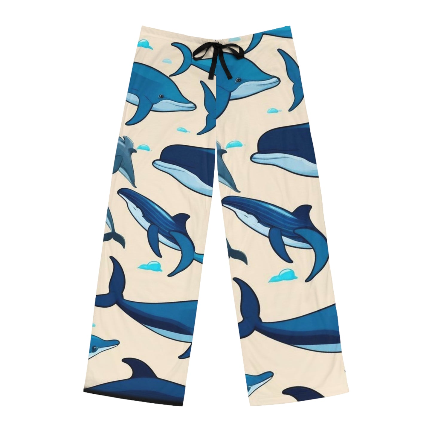 Whales Pajama Pants (AOP)