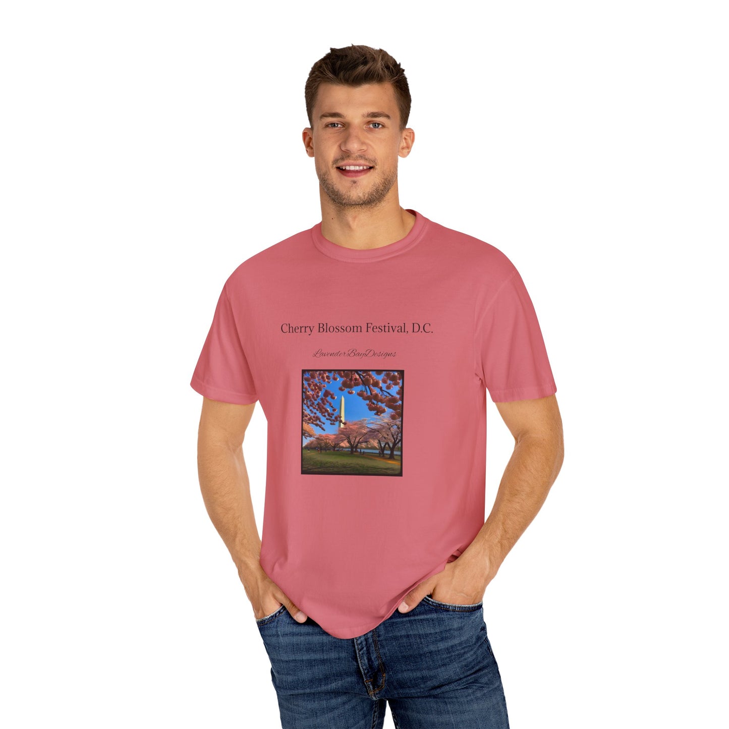 Cherry Blossom Festival Unisex Garment-Dyed T-shirt