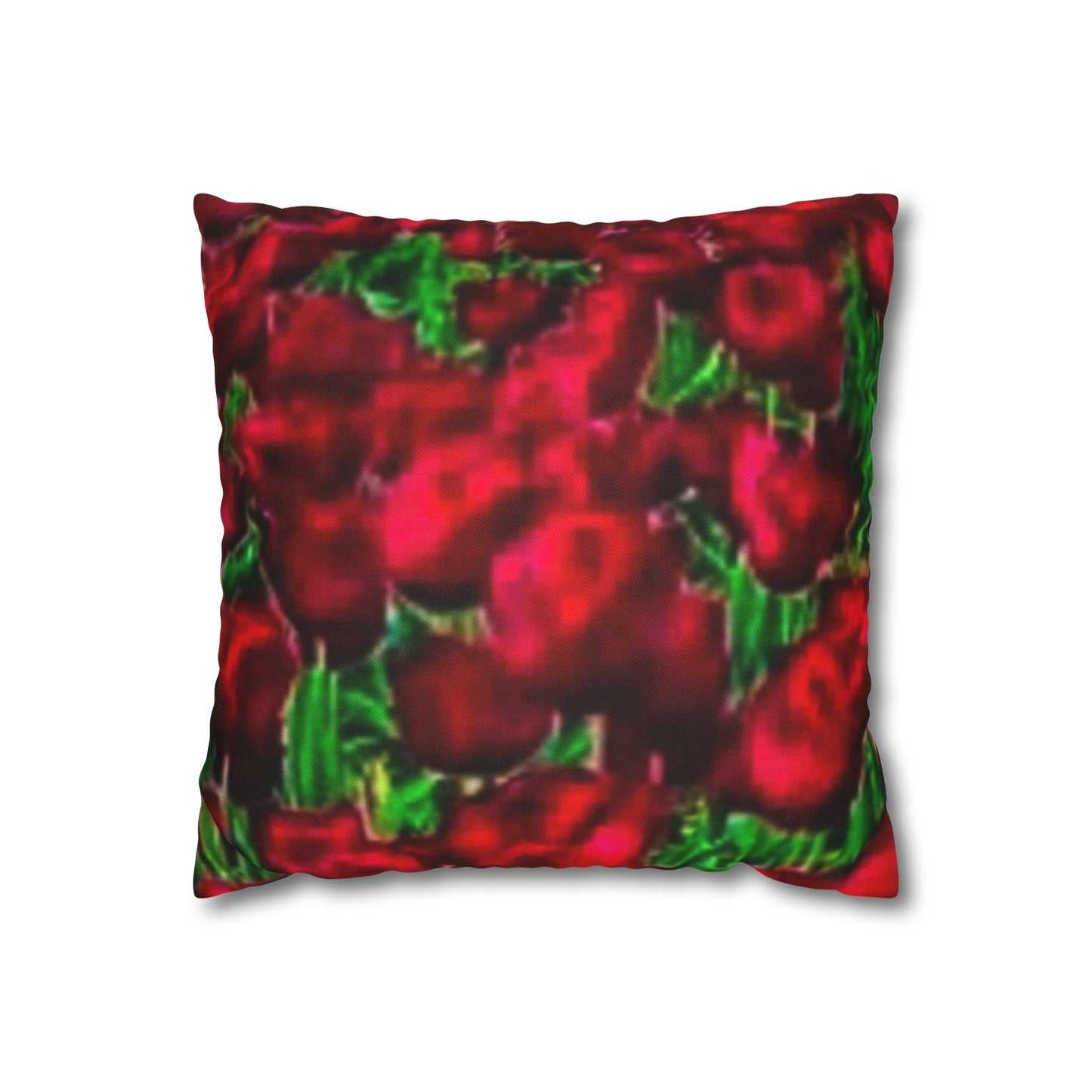 Spun Polyester Square Pillowcase