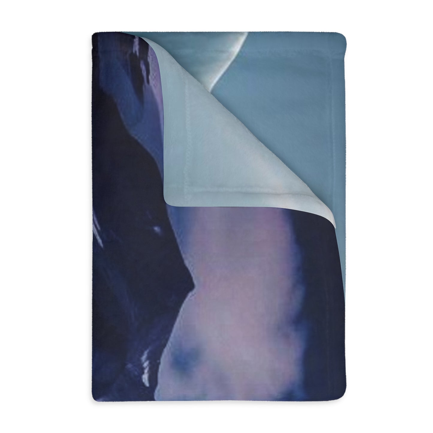 Velveteen Blues Microfiber Blanket (Two-sided print)