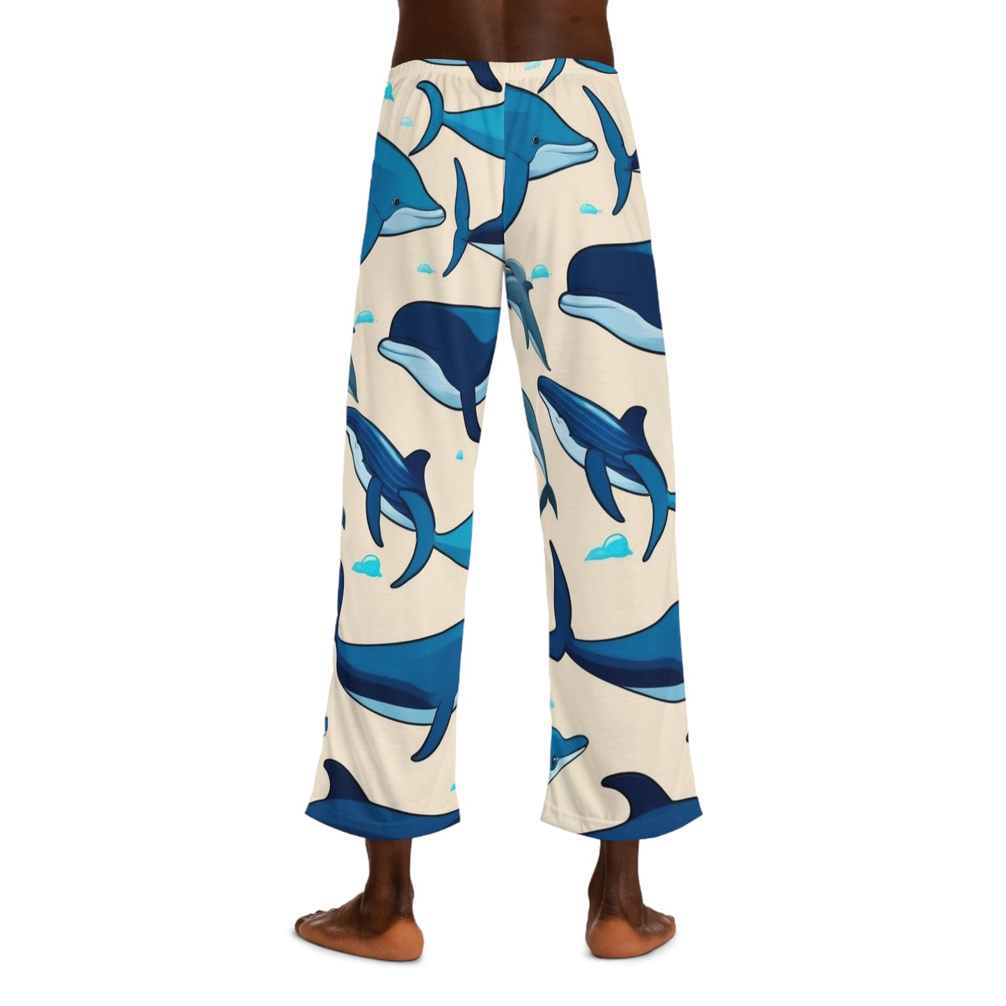 Whales Pajama Pants (AOP)