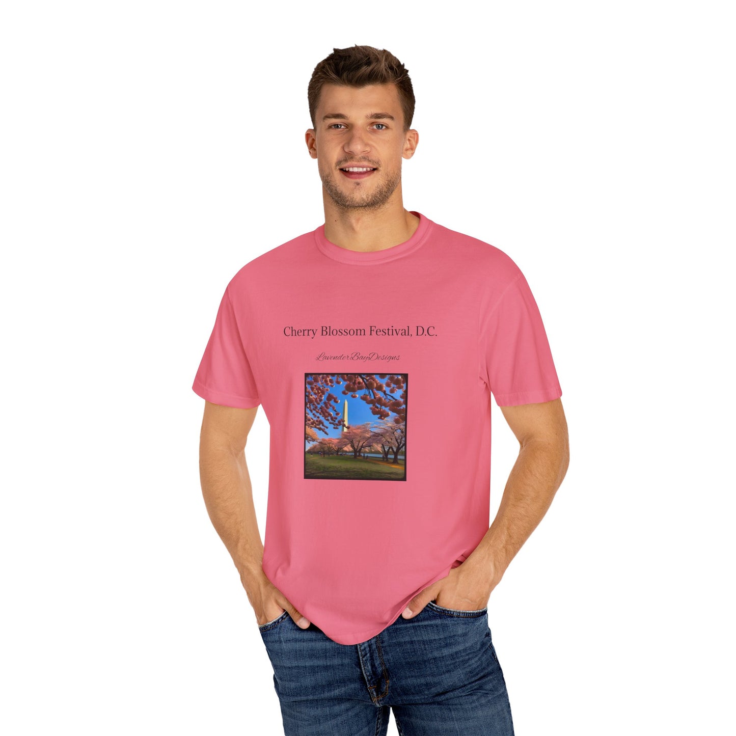 Cherry Blossom Festival Unisex Garment-Dyed T-shirt