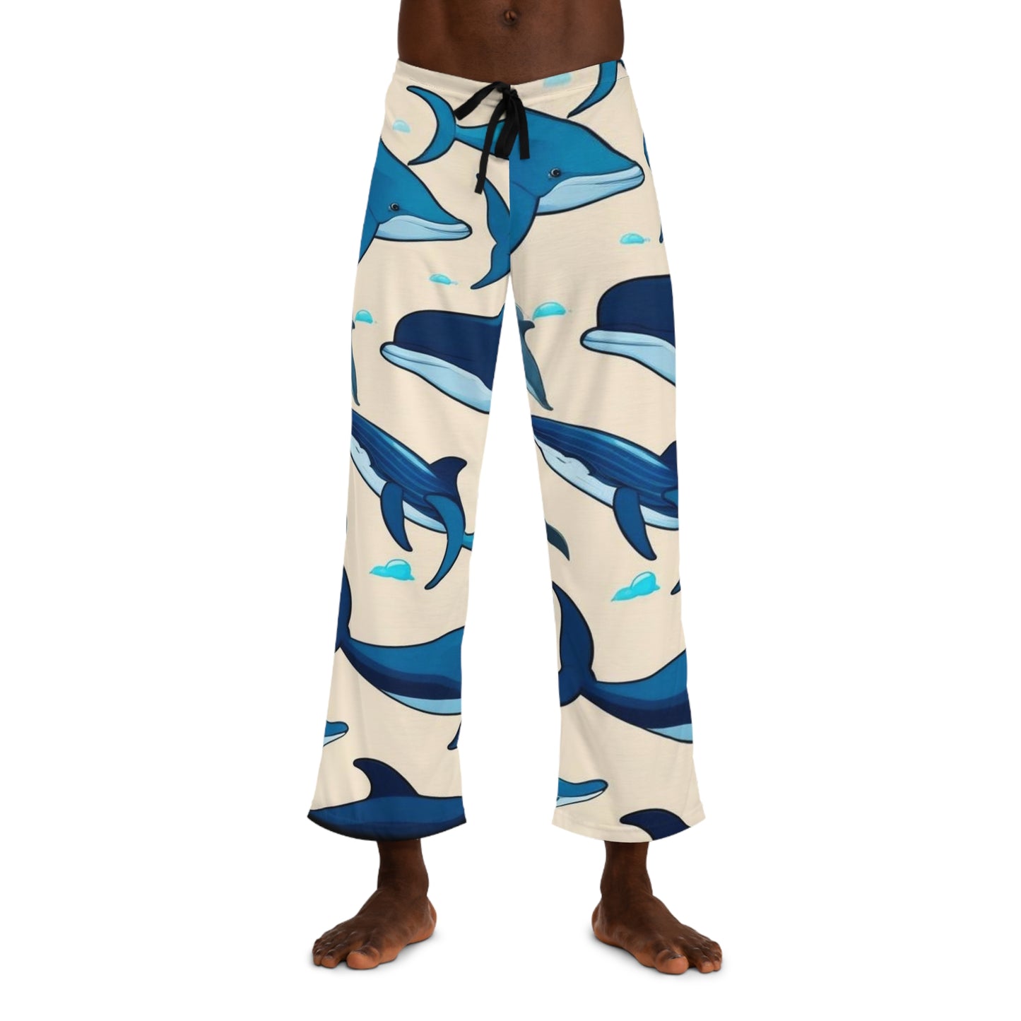 Whales Pajama Pants (AOP)