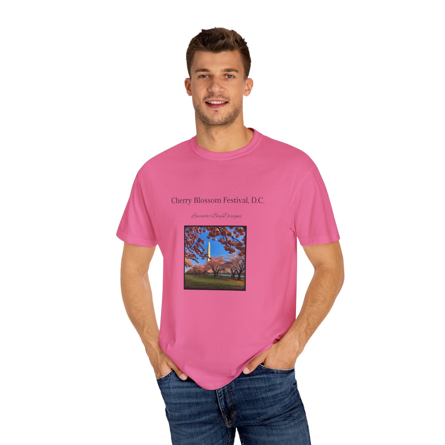 Cherry Blossom Festival Unisex Garment-Dyed T-shirt