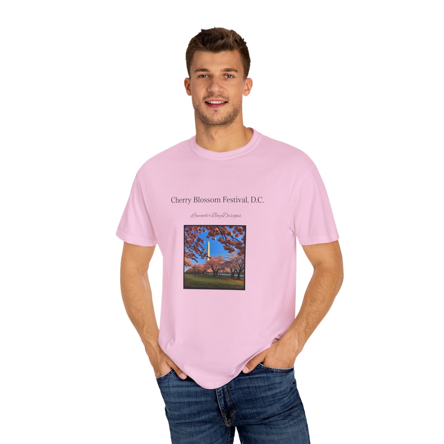 Cherry Blossom Festival Unisex Garment-Dyed T-shirt