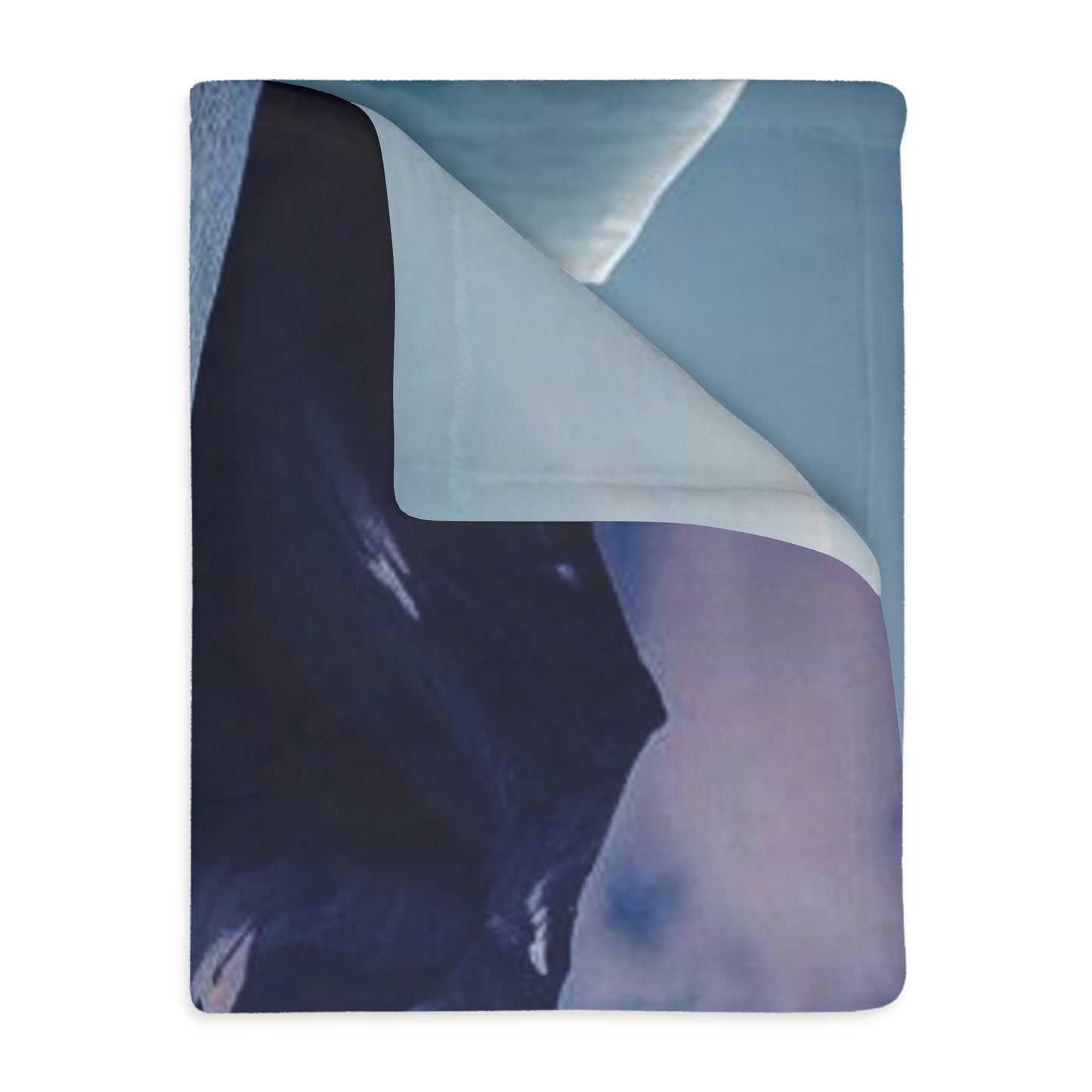 Velveteen Blues Microfiber Blanket (Two-sided print)