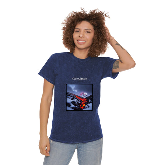 Fire and Ice Unisex Mineral Wash T-Shirt