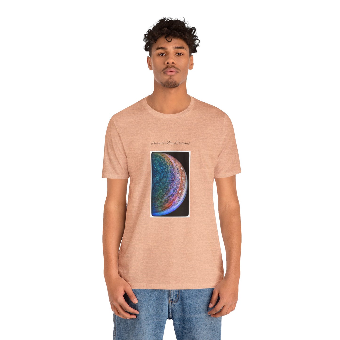 Marbled Pastel Unisex Jersey Short Sleeve Tee