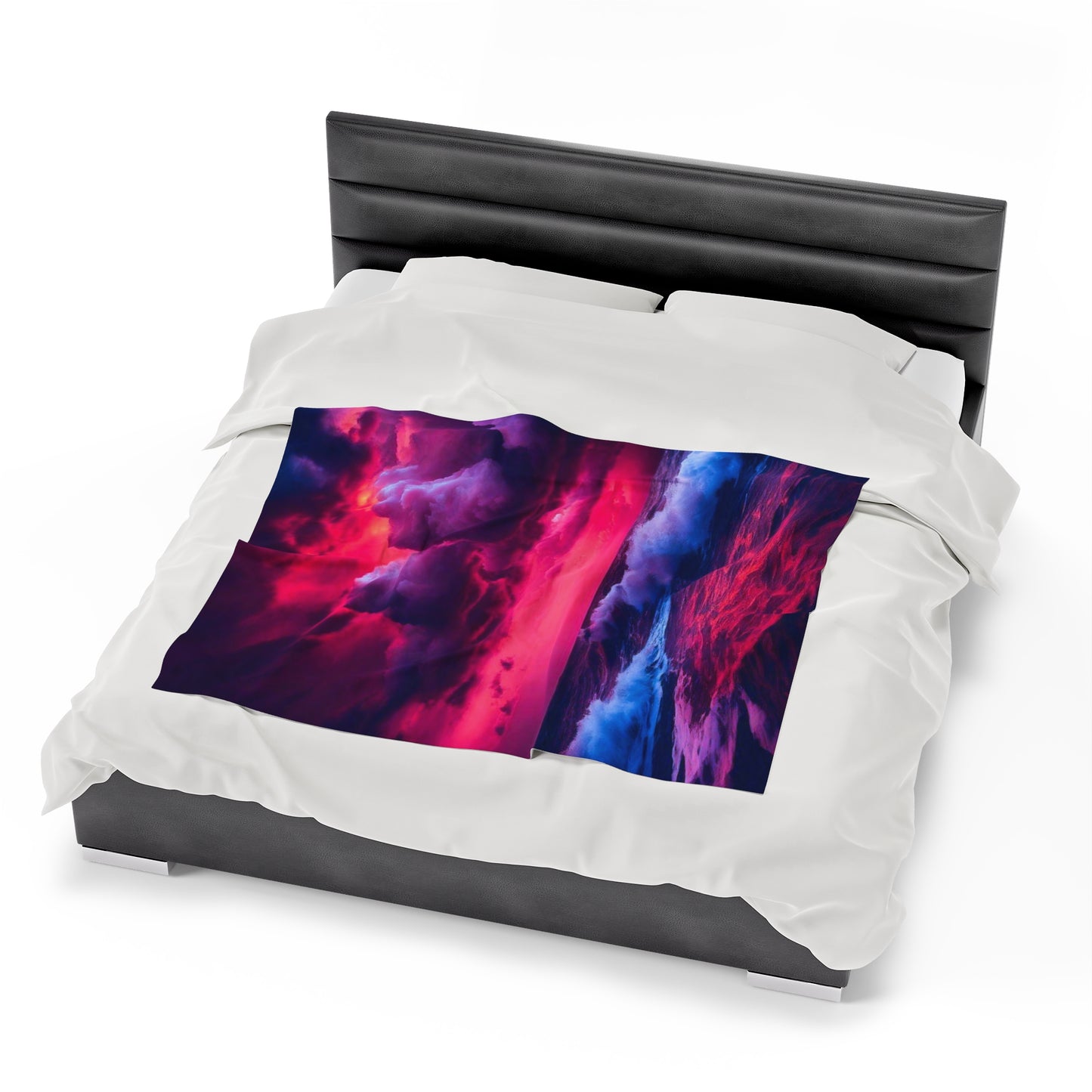 Fire Sky Velveteen Plush Blanket