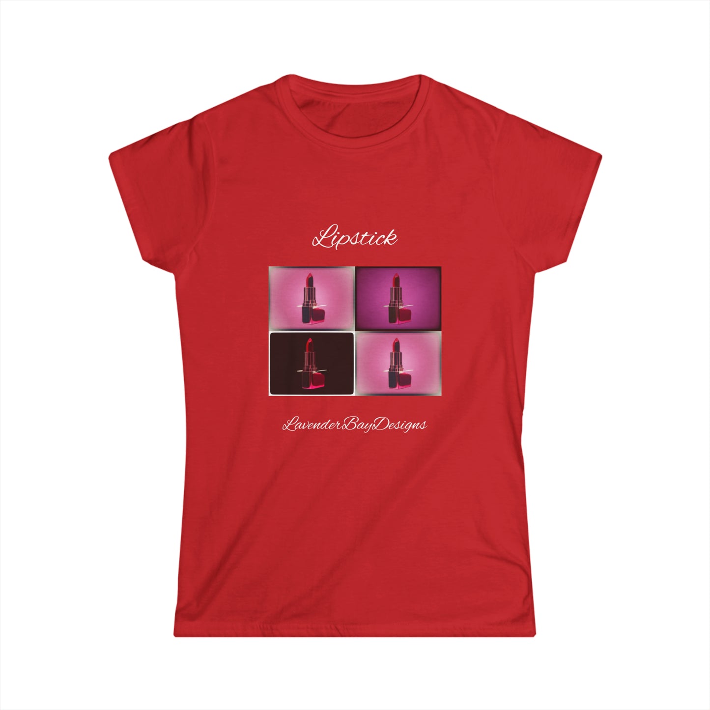 Lipstick Square Women's Softstyle Tee