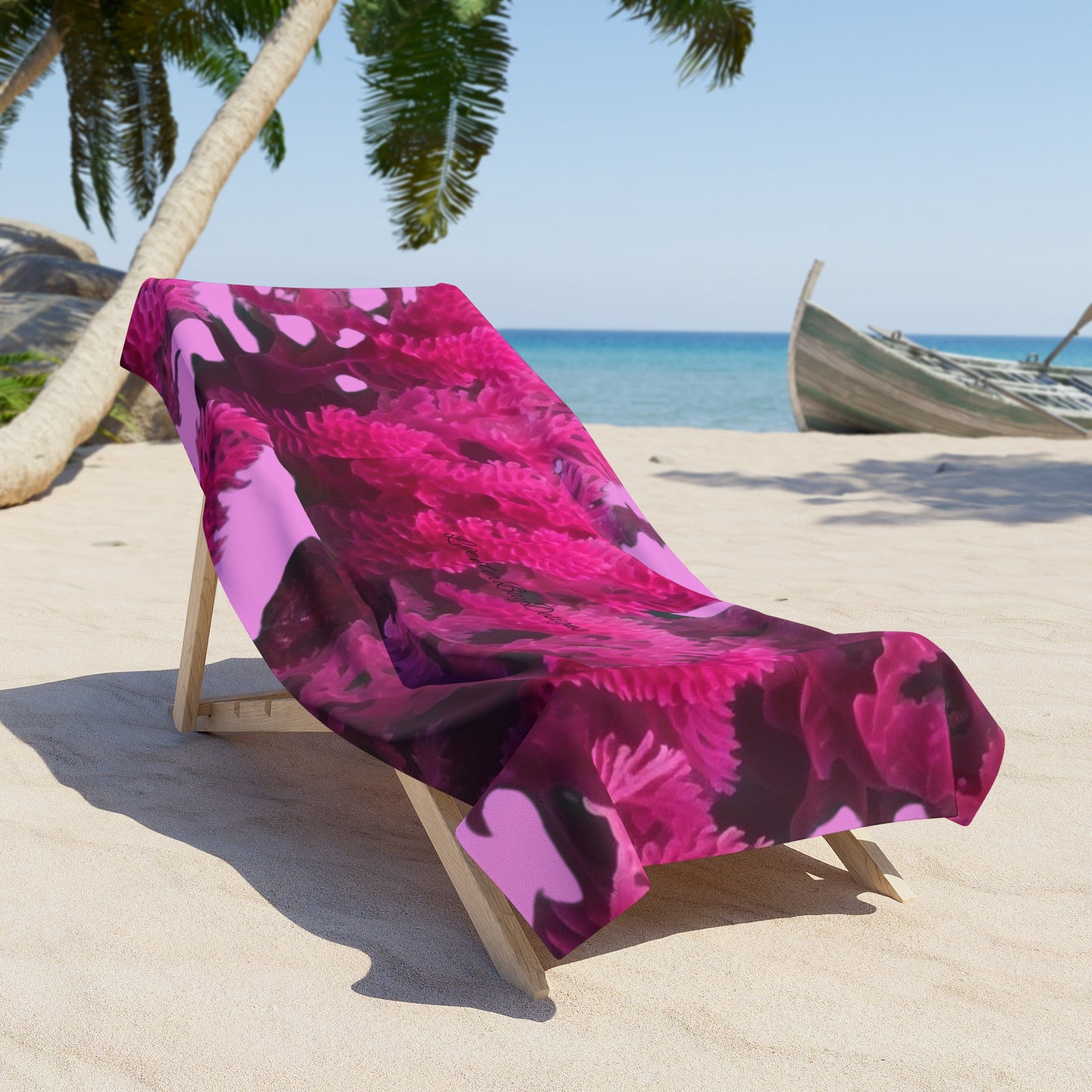 Pinkest Kelp Beach Towel