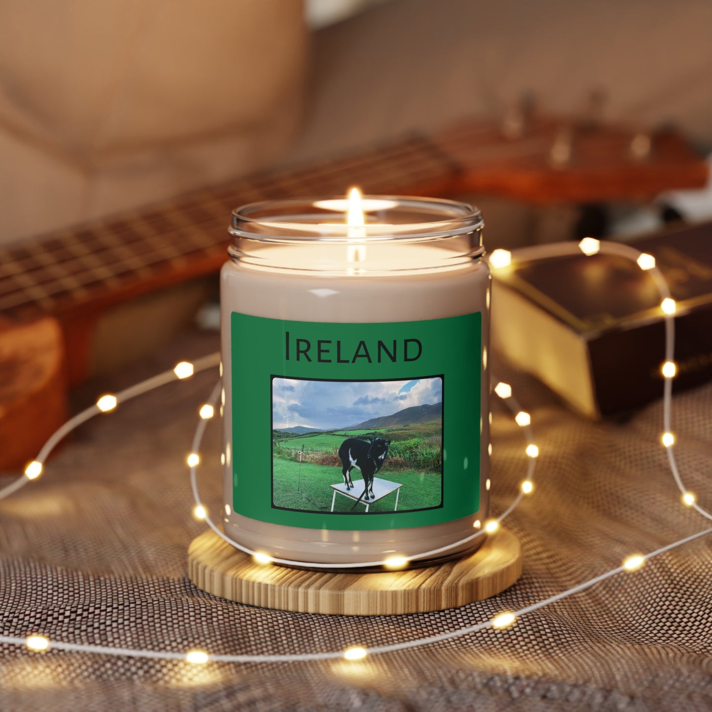 Ireland Goats Scented Soy Candle, 9oz