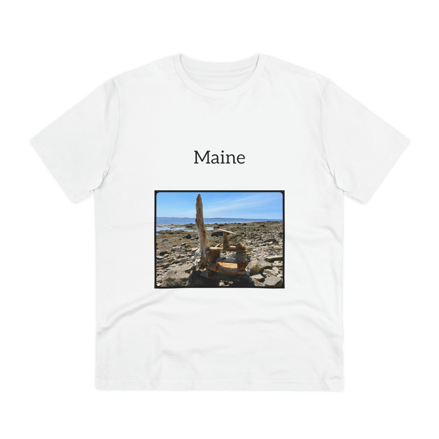 Maine Coastal Travel Organic Creator T-shirt - Unisex