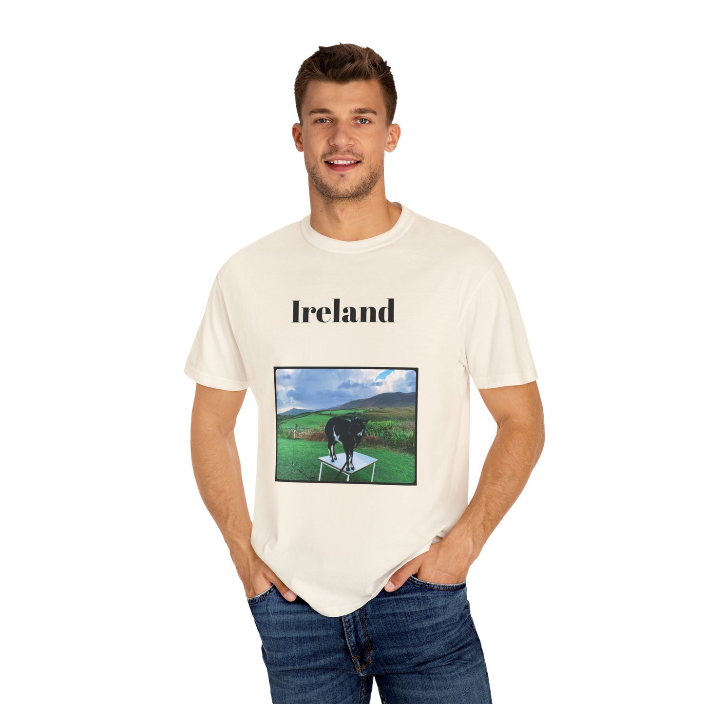 G.O.A.T Ireland County Kerry Travel Unisex Garment-Dyed T-shirt