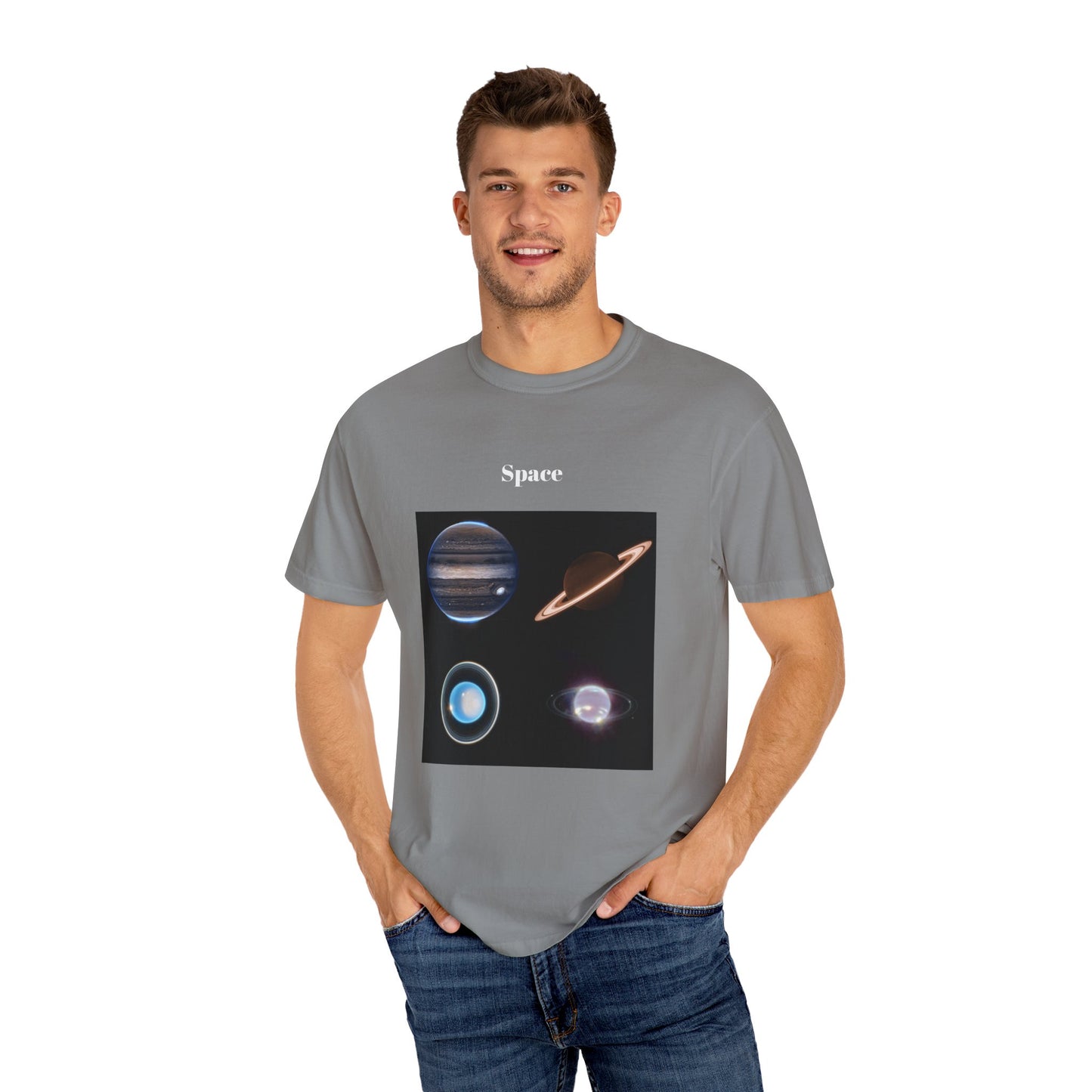 Space Unisex Garment-Dyed T-shirt