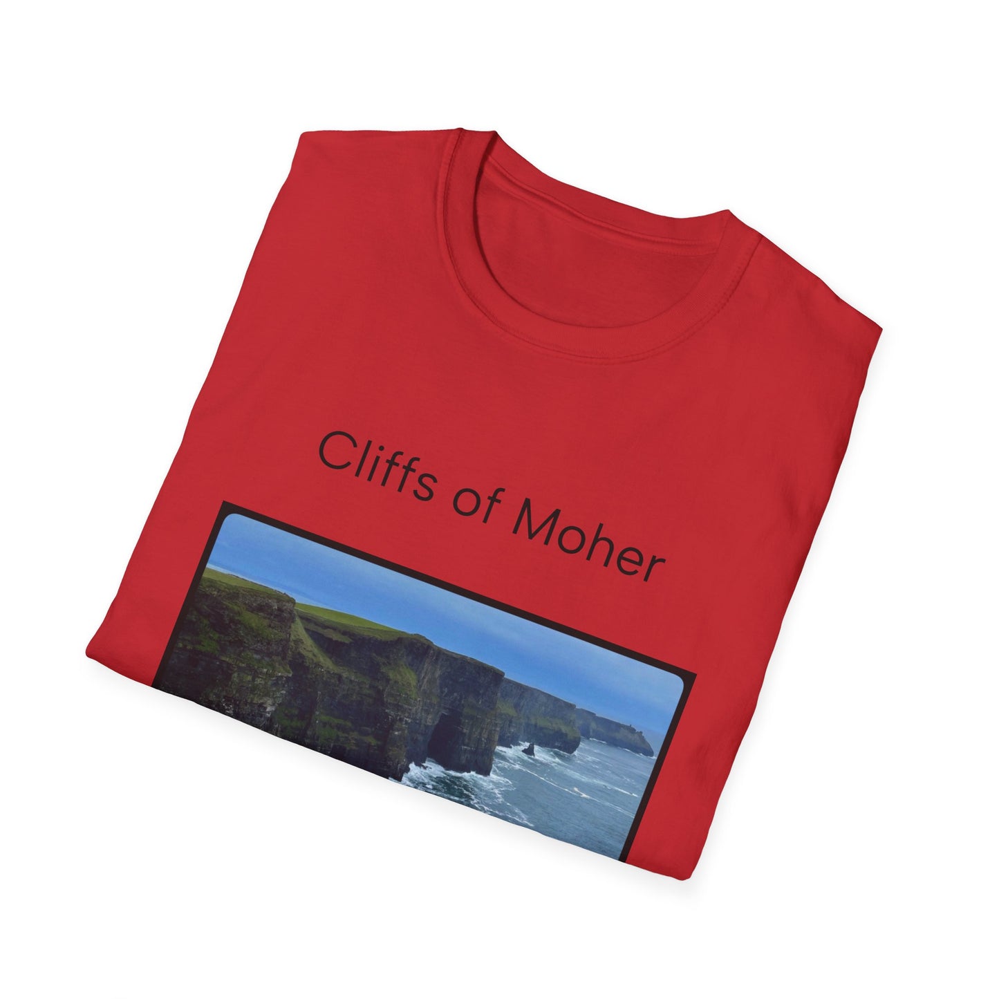 Ireland cliffs of Moher Unisex Softstyle T-Shirt