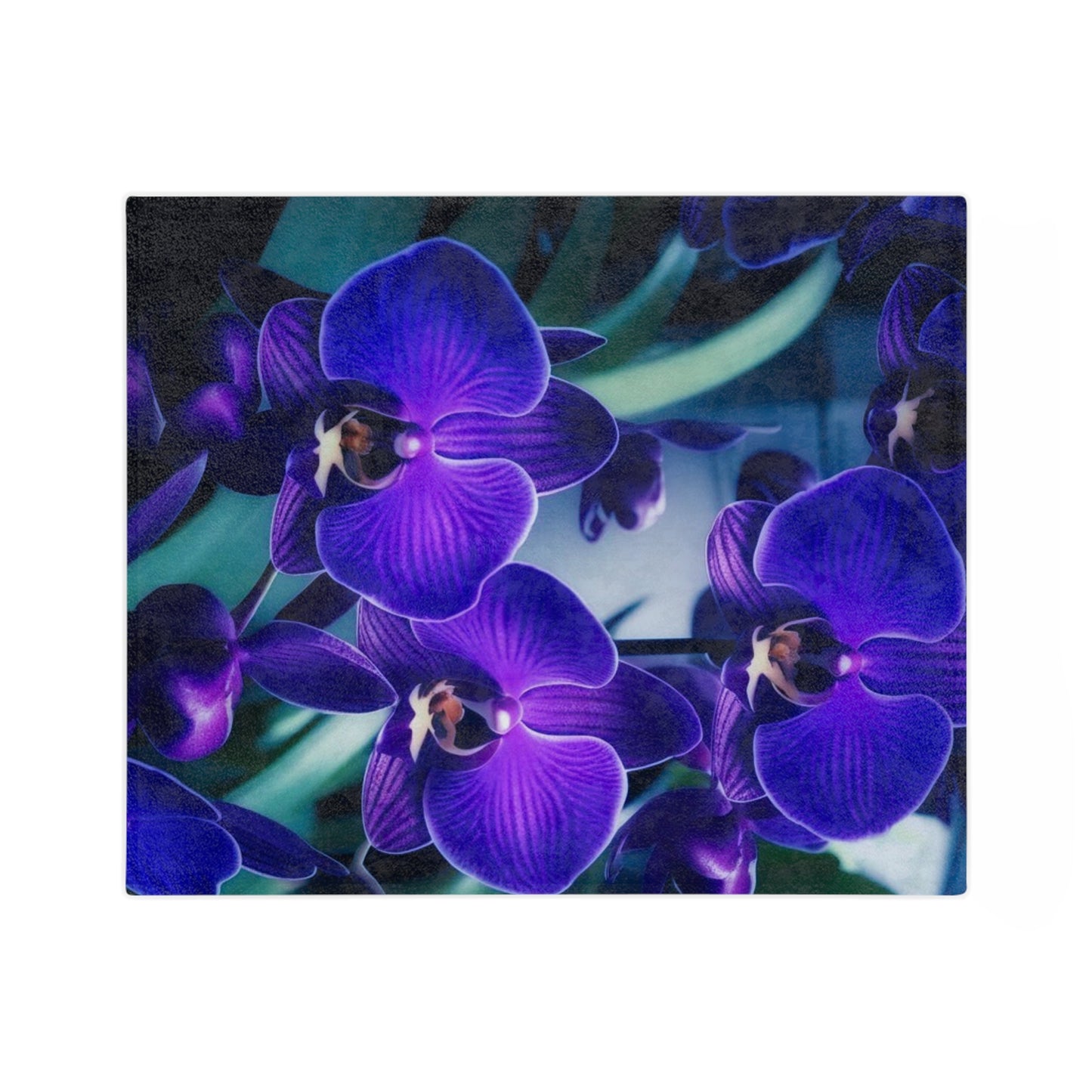 Purple Orchid Velveteen Microfiber Blanket