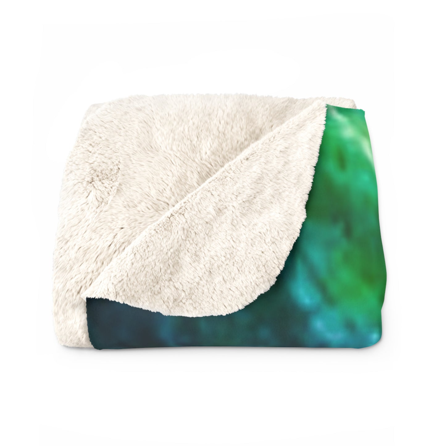 Marbles of Nature Sherpa Fleece Blanket