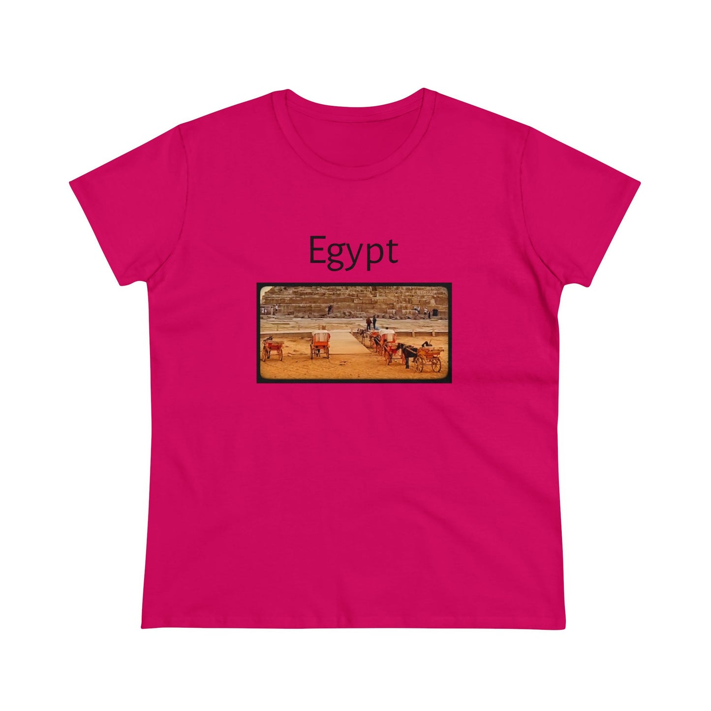 Egypt Women's Midweight Cotton Tee