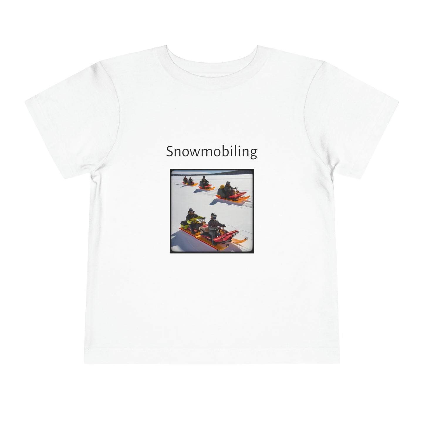 Snowmobiling Toddler Short Sleeve Tee