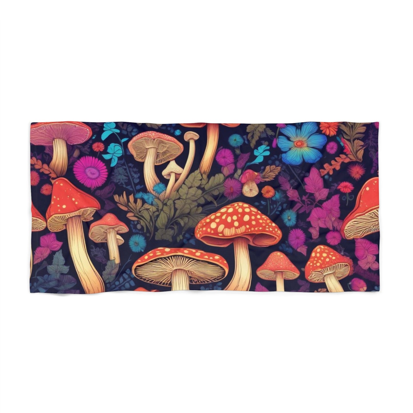 Psychedelic Beach Towel