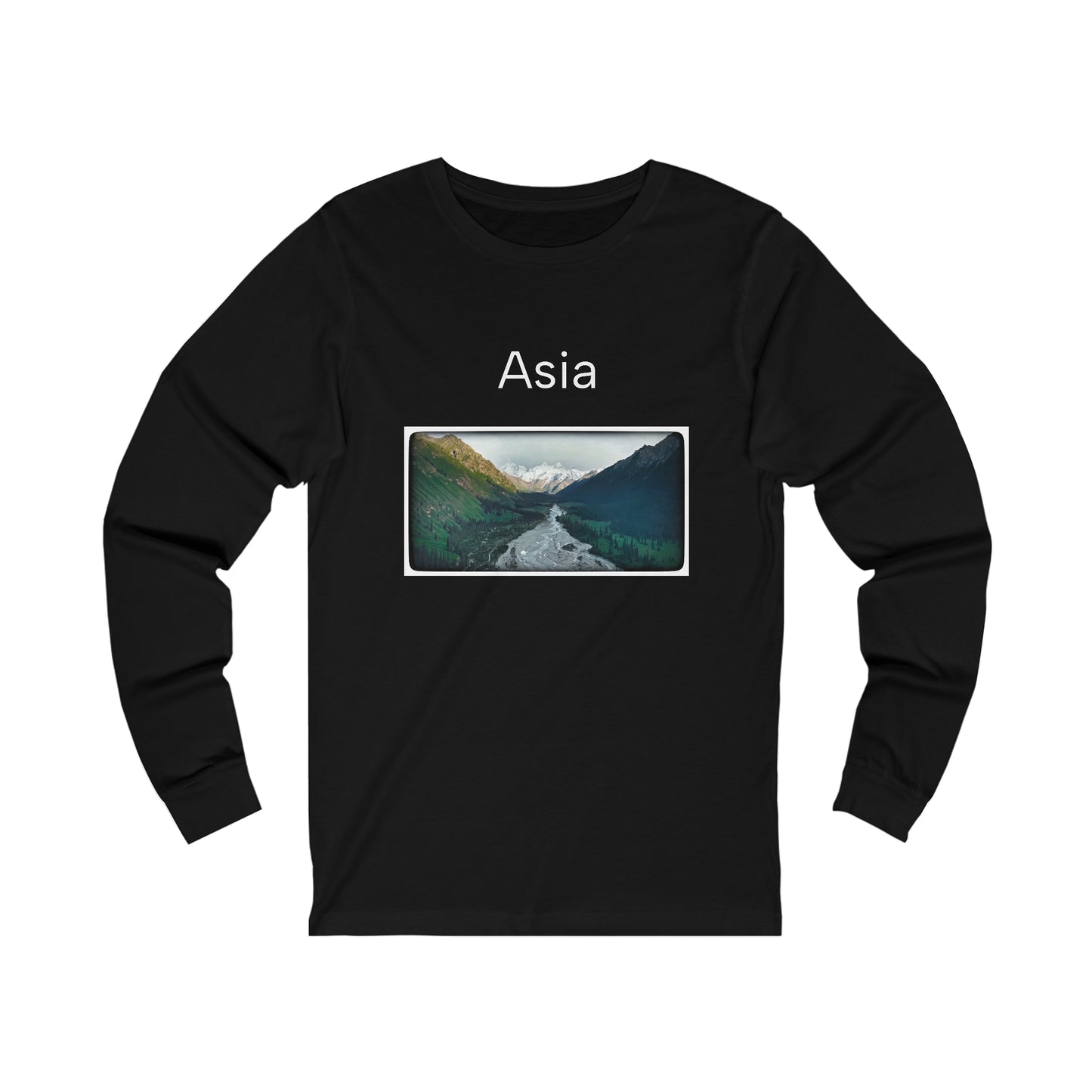 Asia Unisex Jersey Long Sleeve Tee