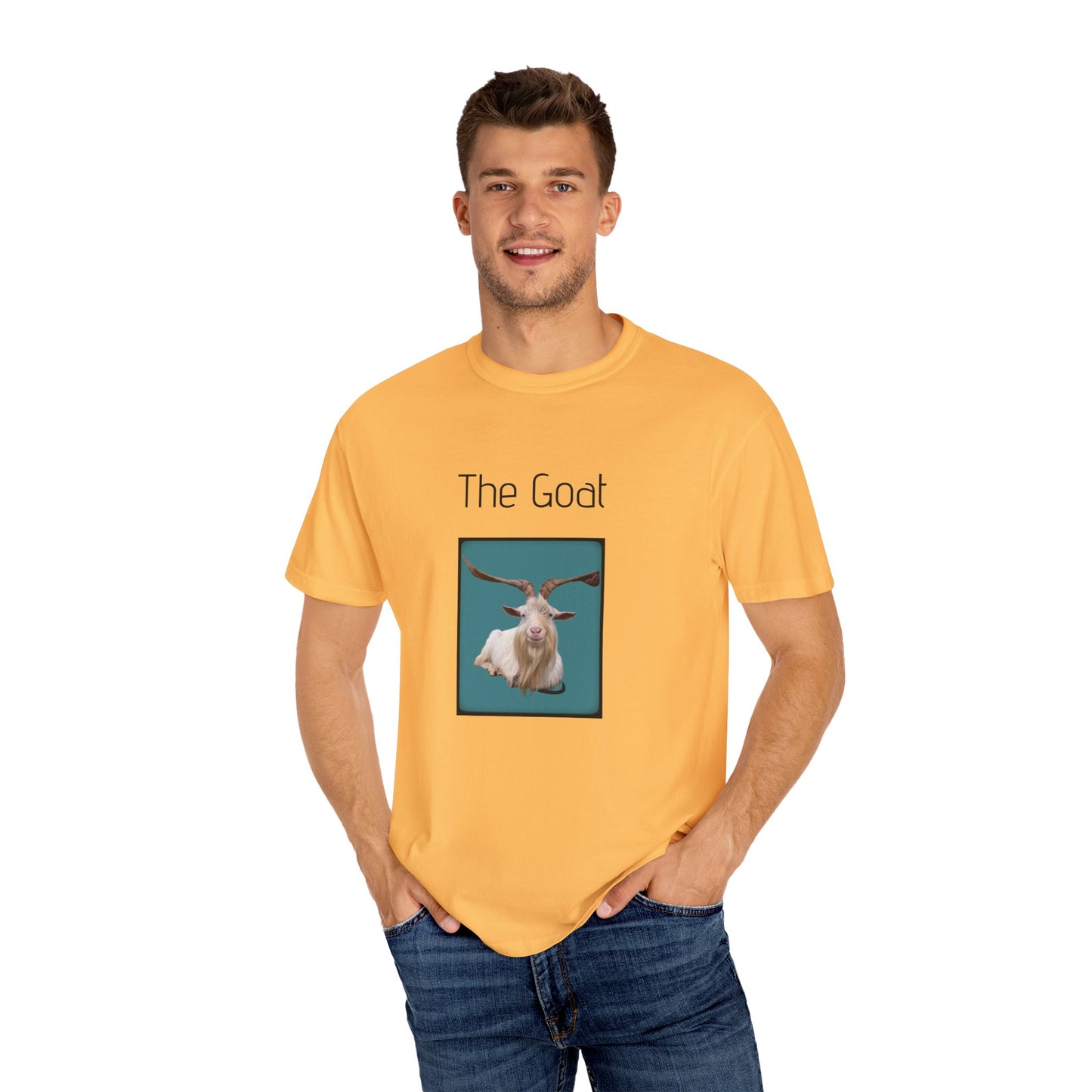 The Goat Unisex Garment-Dyed T-shirt