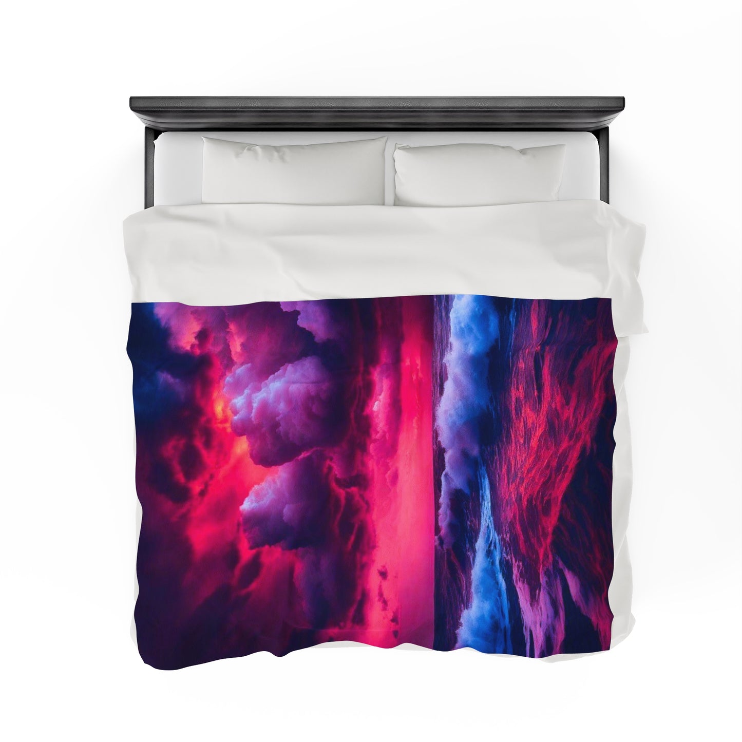 Fire Sky Velveteen Plush Blanket