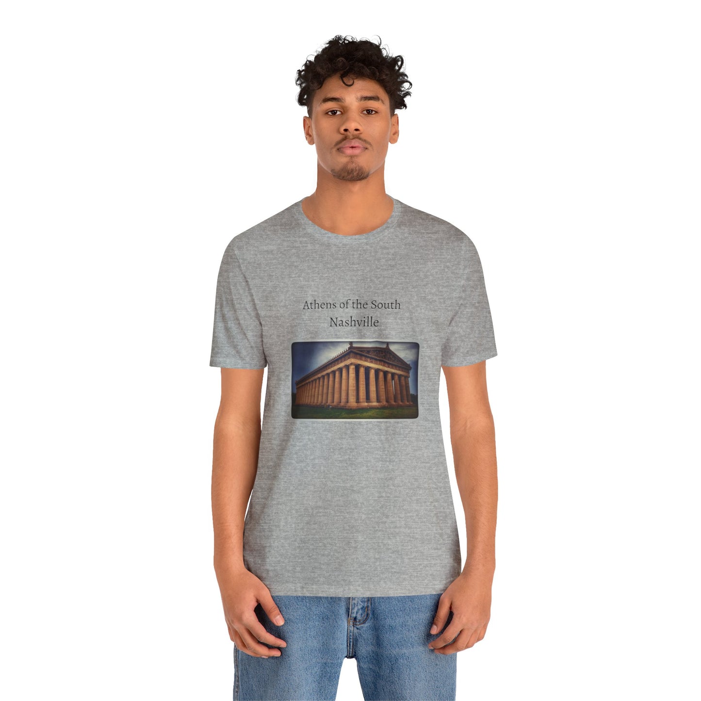 Athens of the South Two Sided Print Unisex Jersey Short Sleeve Tee