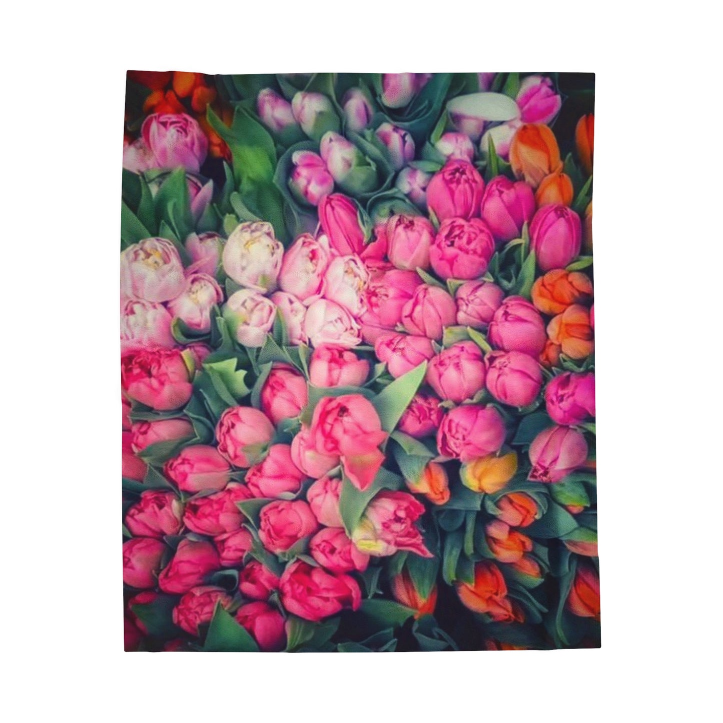 Roses Abundance Velveteen Plush Blanket