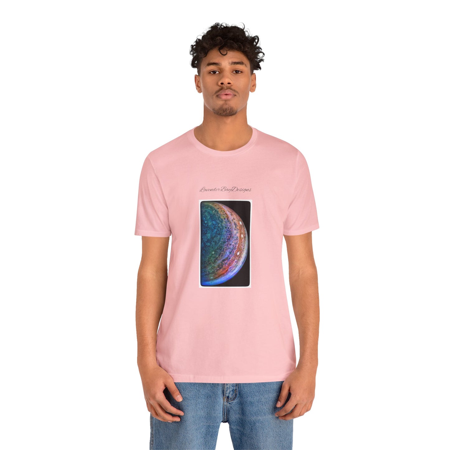 Marbled Pastel Unisex Jersey Short Sleeve Tee