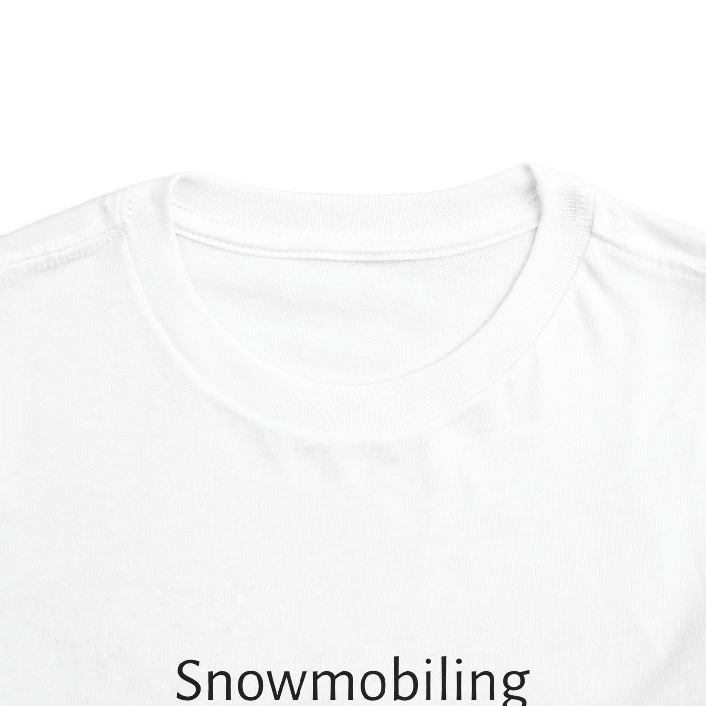 Snowmobiling Toddler Short Sleeve Tee