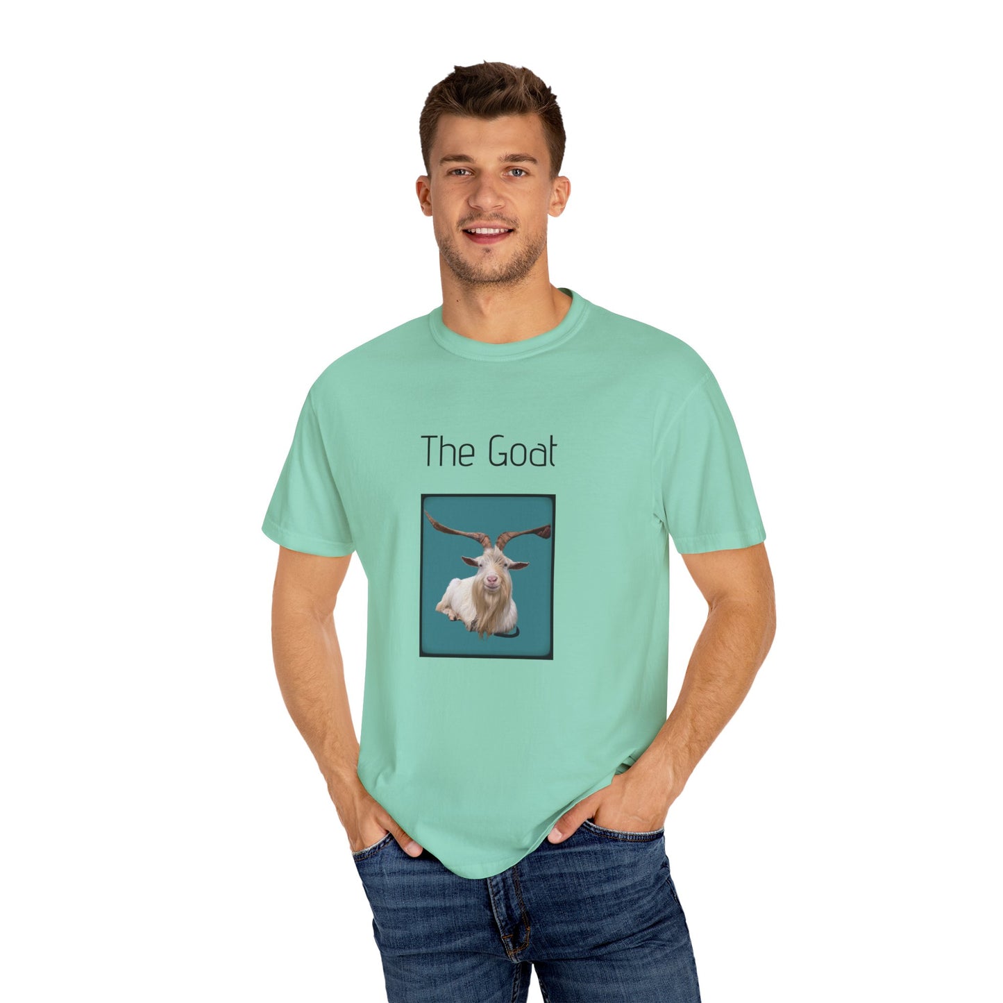 The Goat Unisex Garment-Dyed T-shirt