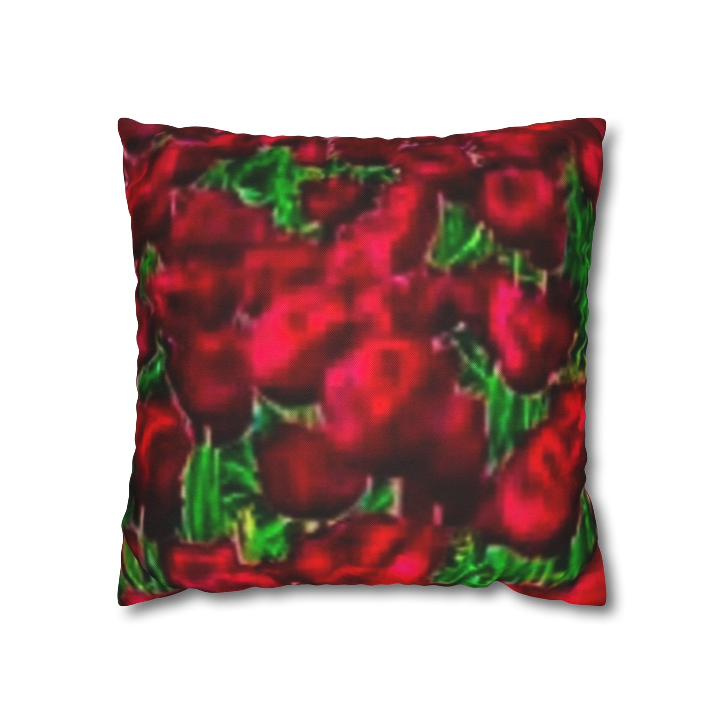 Spun Polyester Square Pillowcase