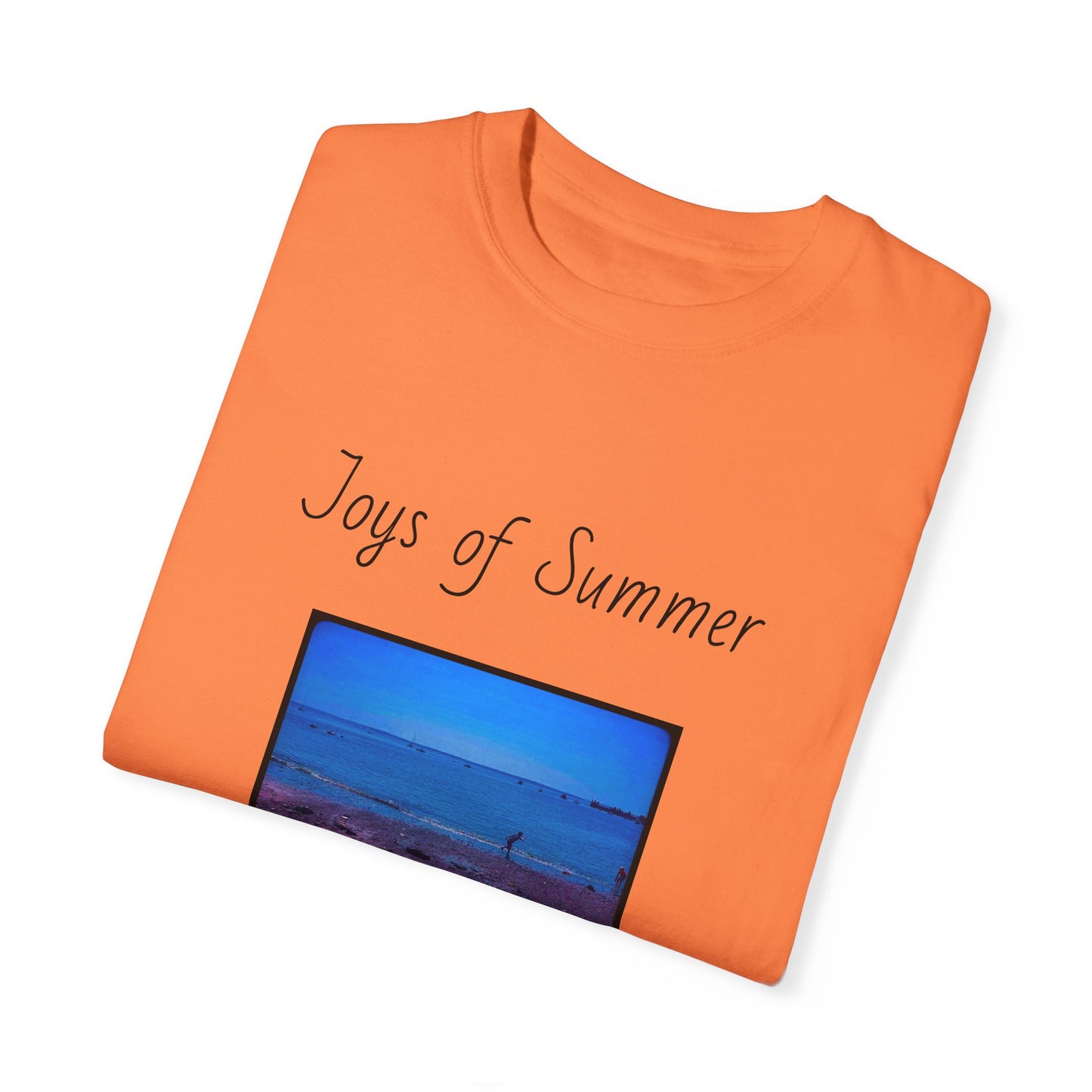 Summer Ocean pebbles Unisex Garment-Dyed T-shirt