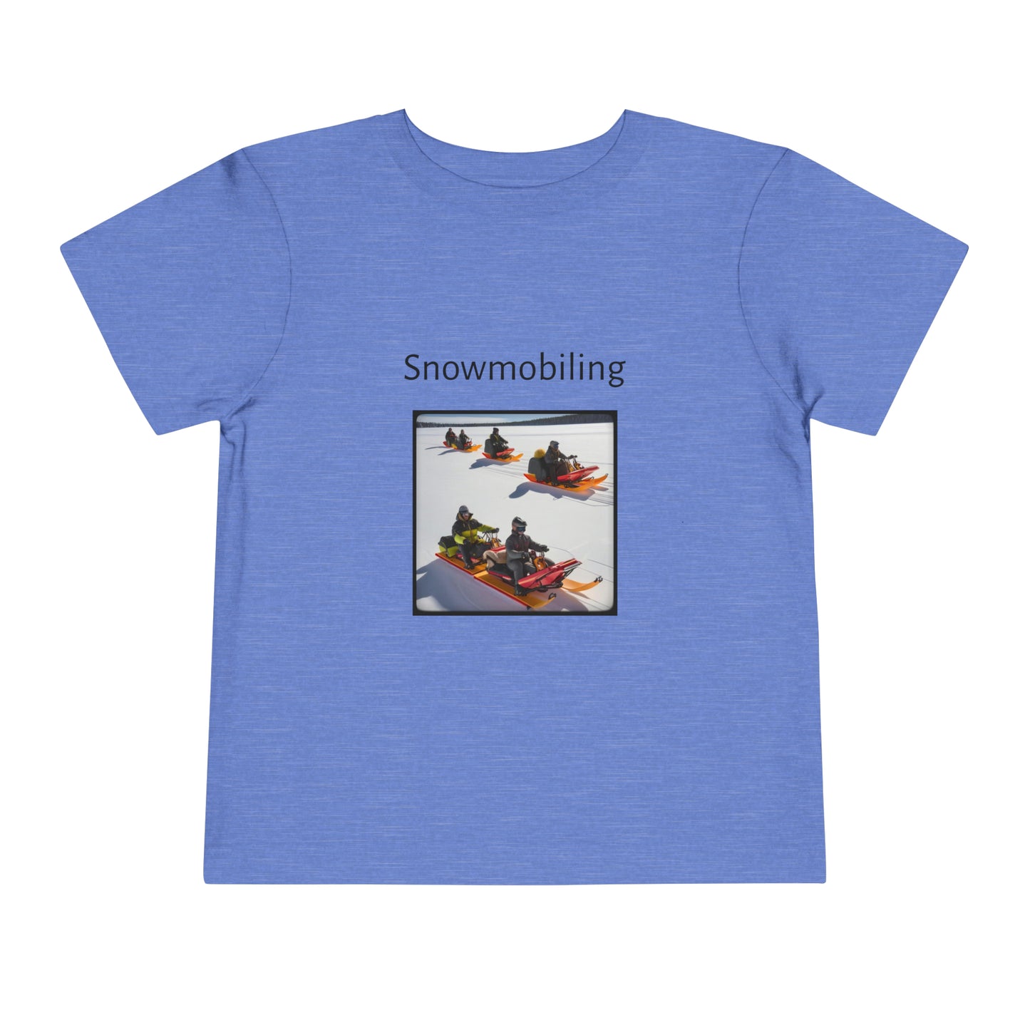 Snowmobiling Toddler Short Sleeve Tee