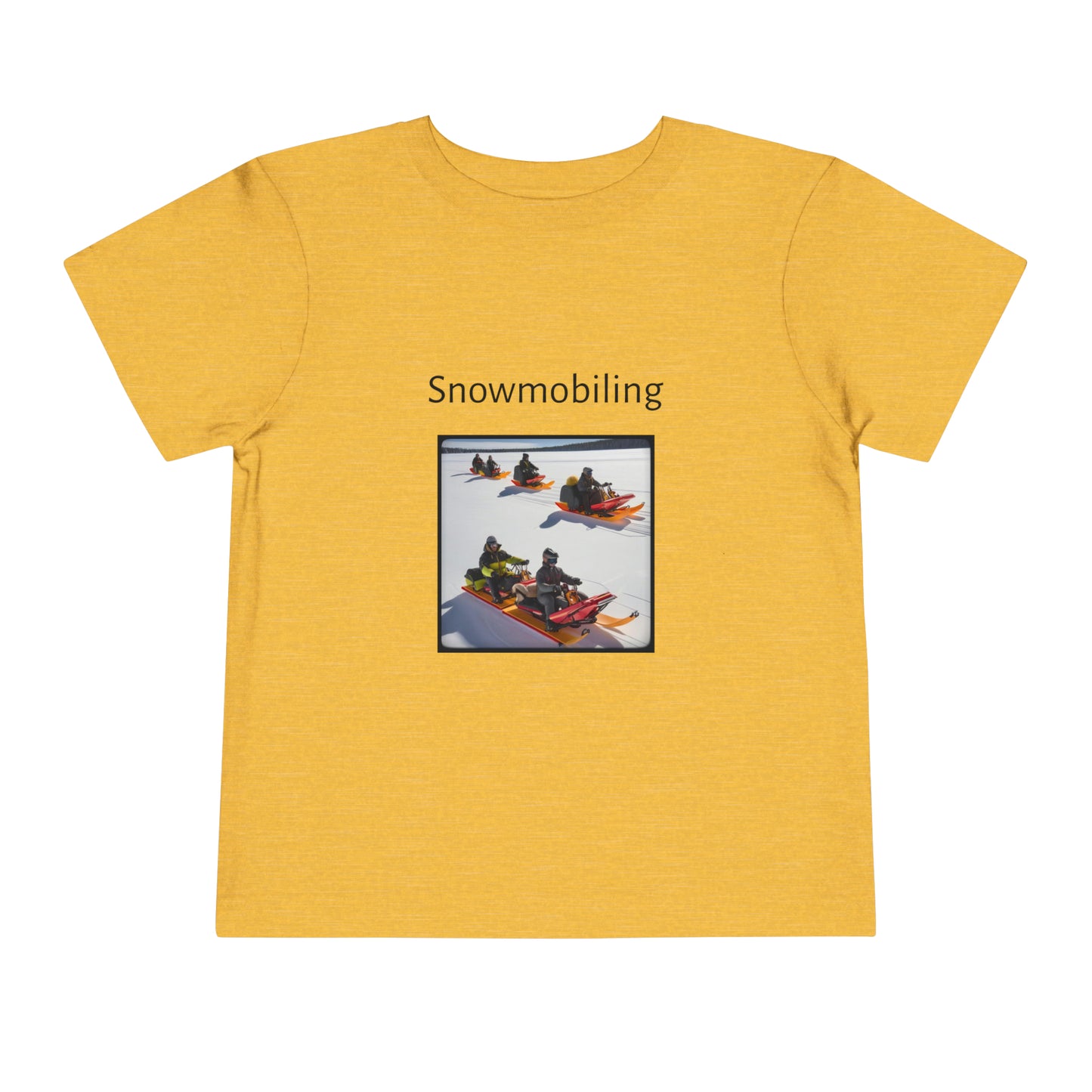 Snowmobiling Toddler Short Sleeve Tee