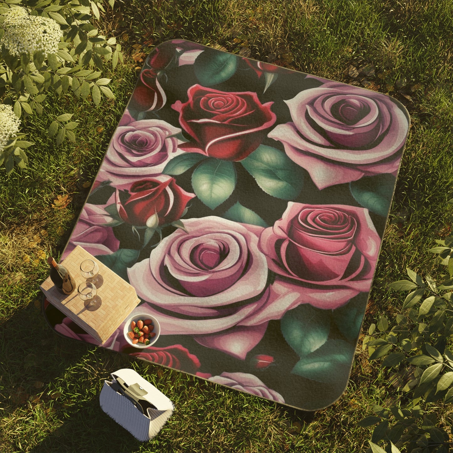 Rose Picnic Blanket