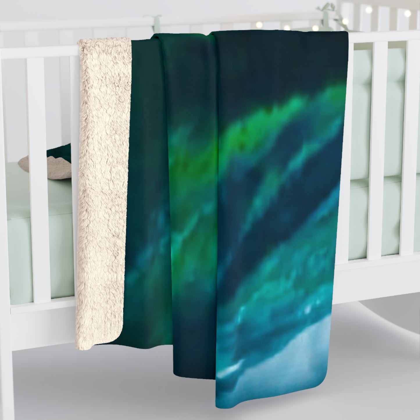 Marbles of Nature Sherpa Fleece Blanket