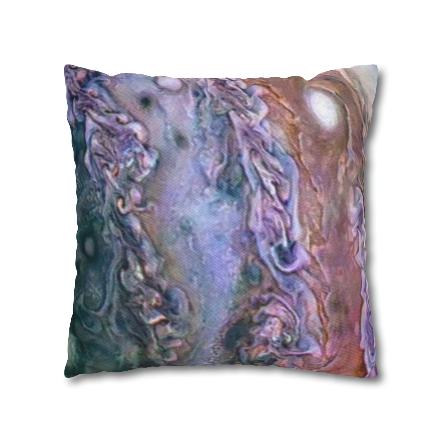 Marbled Pastel Spun Polyester Square Pillowcase