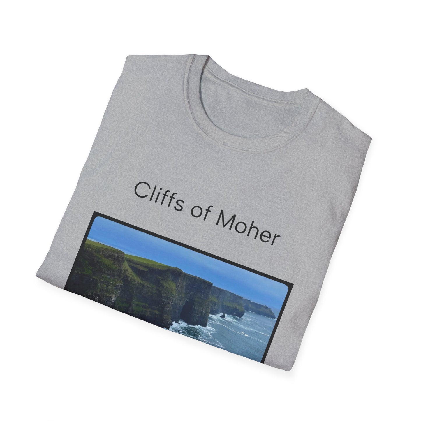 Ireland cliffs of Moher Unisex Softstyle T-Shirt