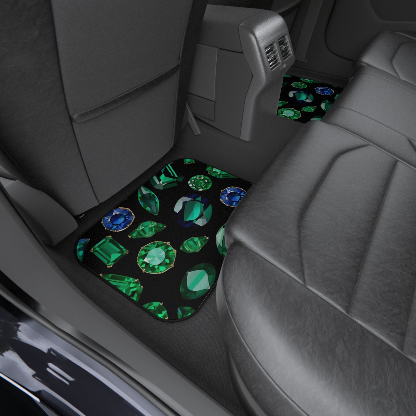 Emeralds and Sapphires Car Mats (Set of 4)