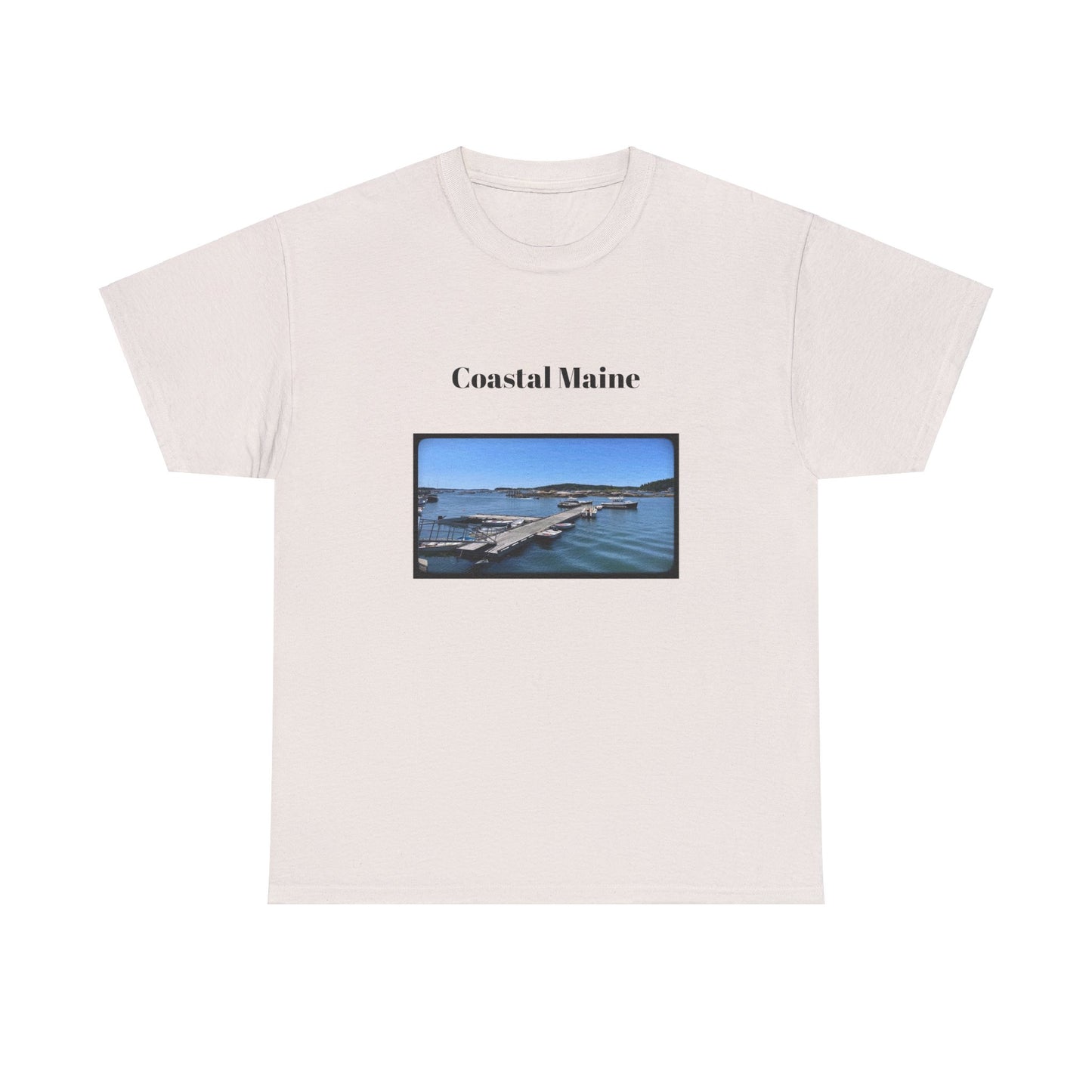 Maine Pier Unisex Heavy Cotton Tee