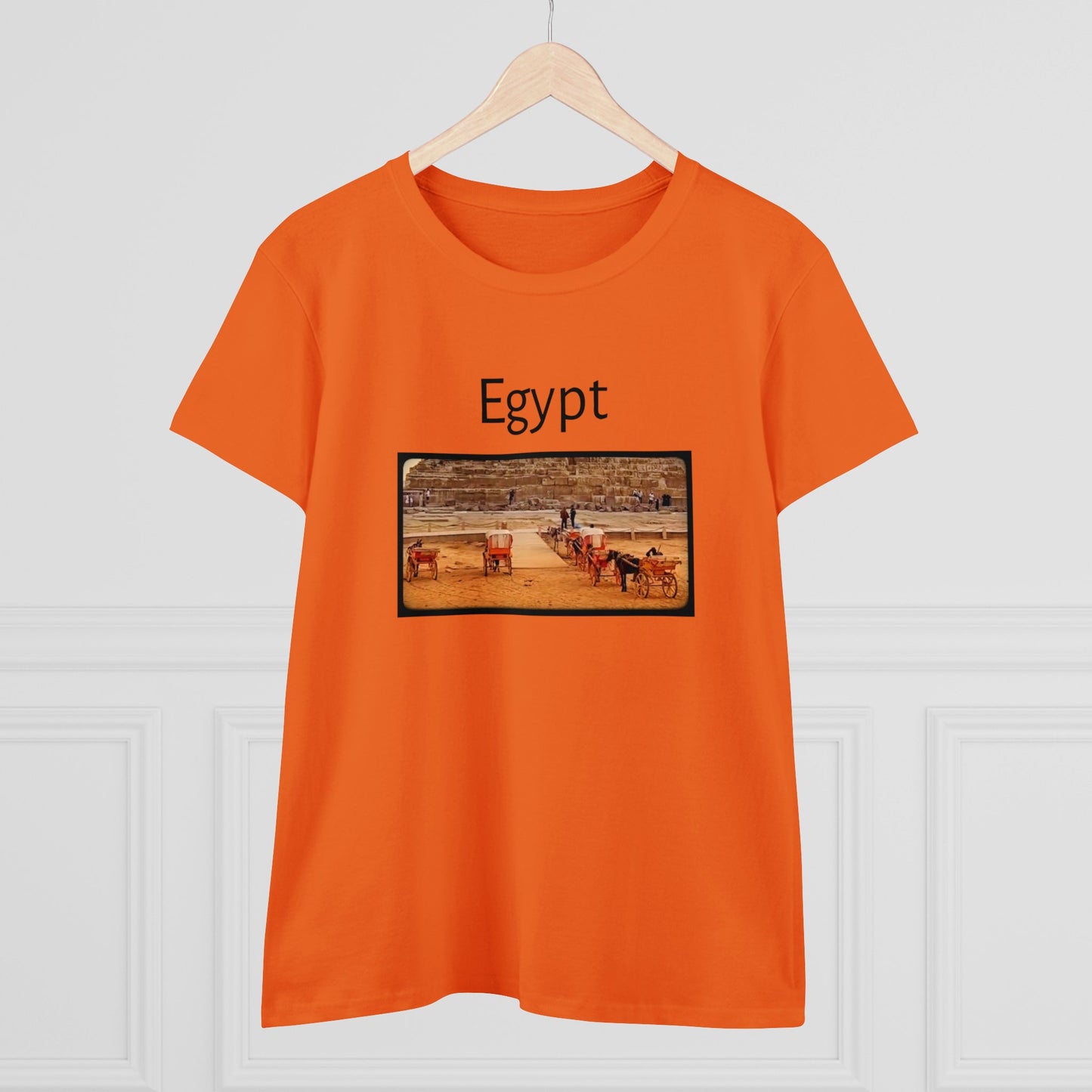 Egypt Women's Midweight Cotton Tee